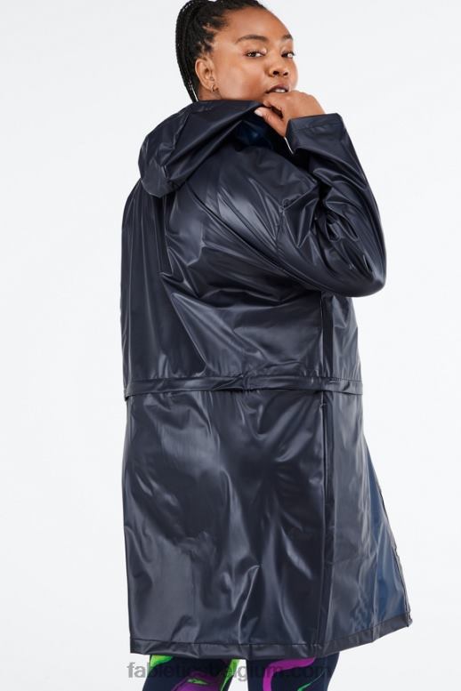 diepe marine vrouwen kenna converteerbare jas Fabletics LH20J2803