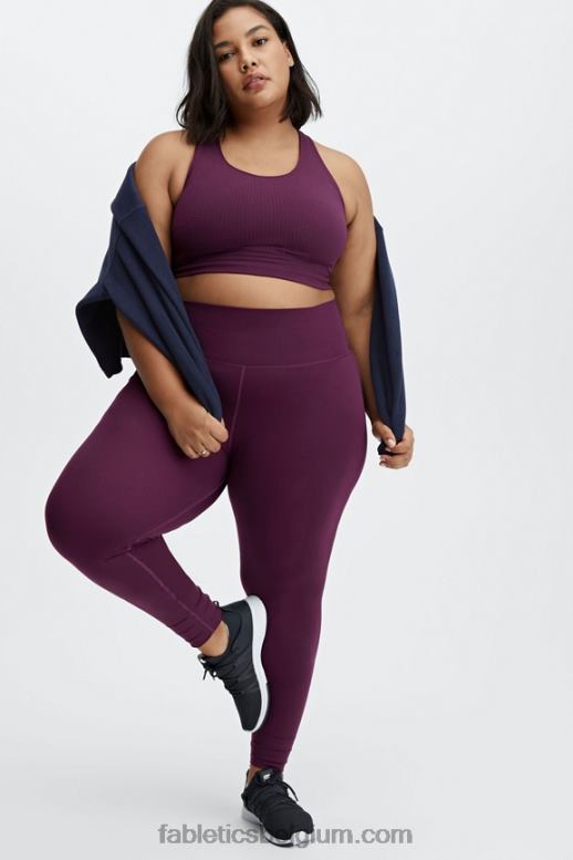 diepe marine vrouwen rayne polar fleece ritssluiting Fabletics LH20J2781