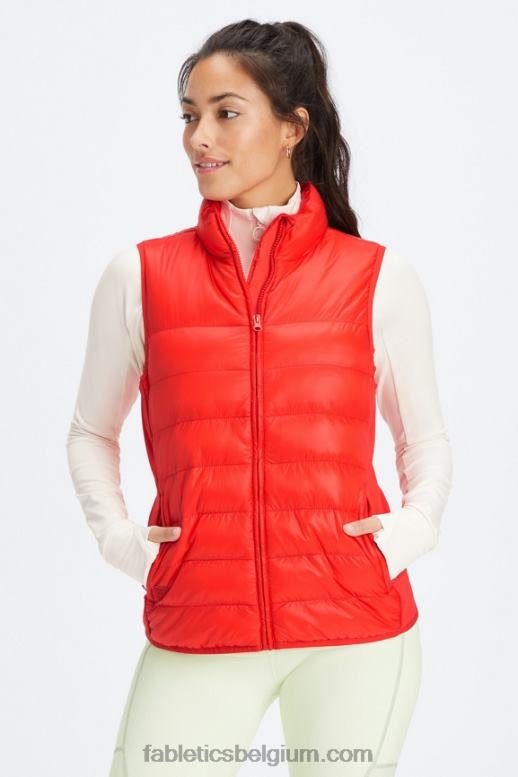 elektrische kers vrouwen elliot puffervest Fabletics LH20J2798
