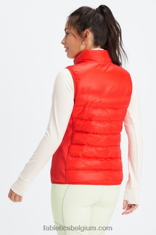 elektrische kers vrouwen elliot puffervest Fabletics LH20J2798