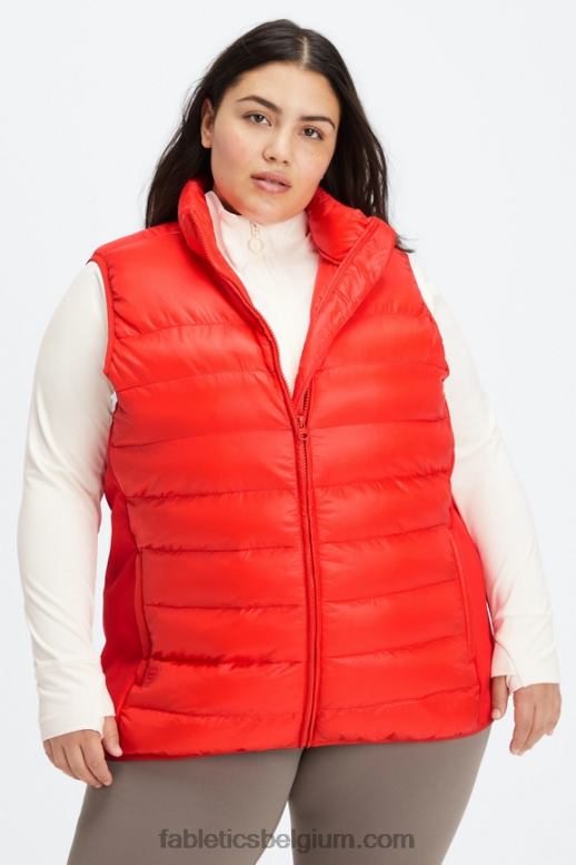 elektrische kers vrouwen elliot puffervest Fabletics LH20J2799