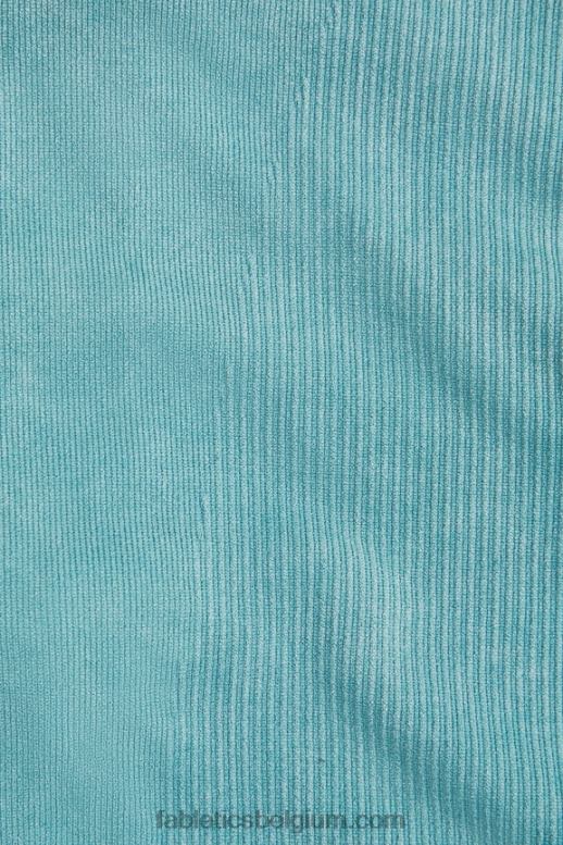 gewassen arctische golf vrouwen bijgesneden naadloze rib met volledige ritssluiting Fabletics LH20J2769