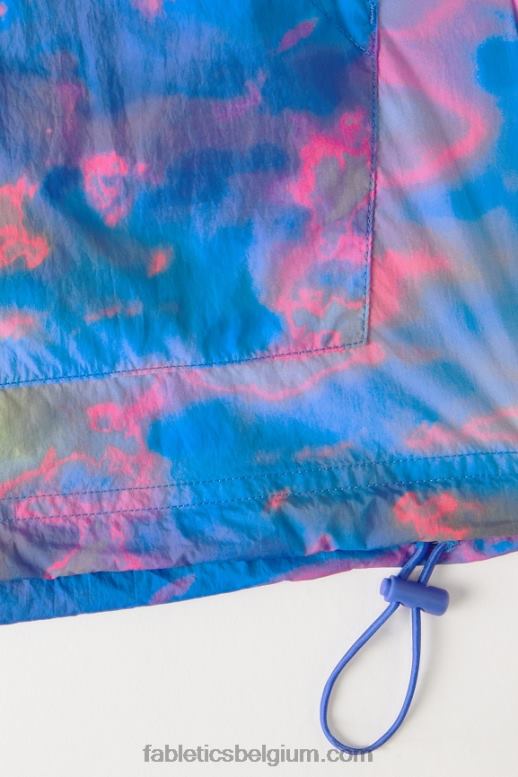 groot swelter/reflecterend zilver vrouwen oversized vlieggewicht windjack Fabletics LH20J2736