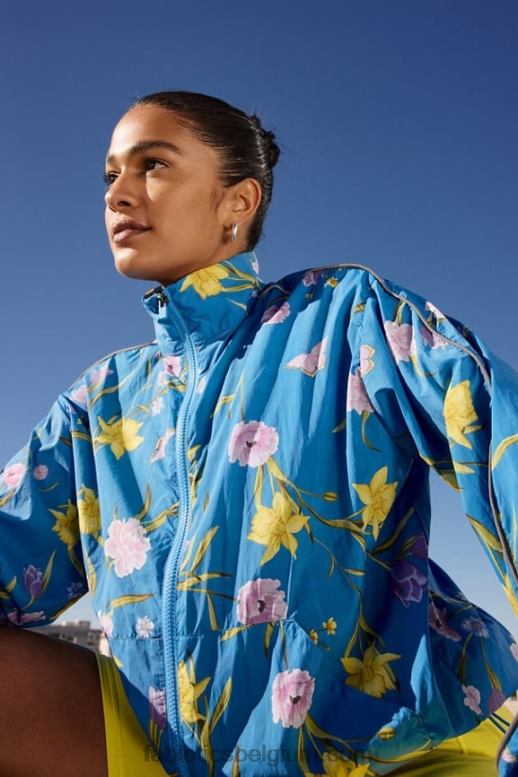 grote narcis droom/reflecterend zilver vrouwen oversized vlieggewicht windjack Fabletics LH20J2737