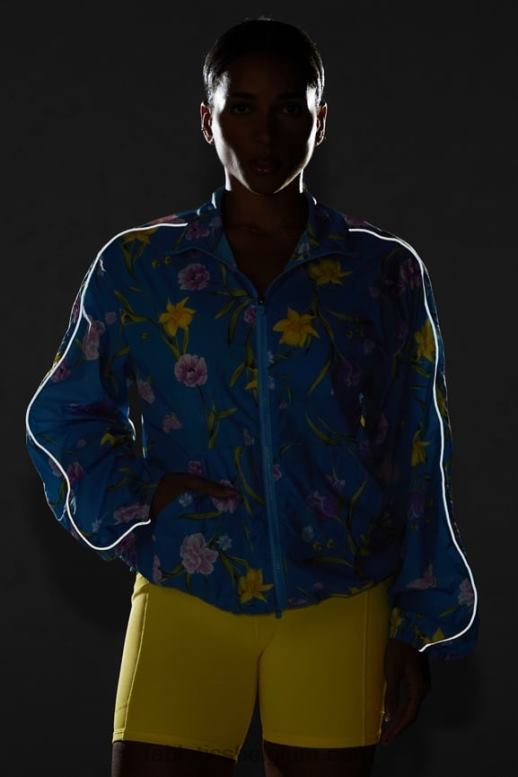 grote narcis droom/reflecterend zilver vrouwen oversized vlieggewicht windjack Fabletics LH20J2737