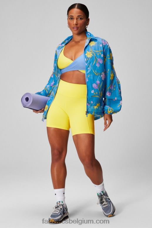 grote narcis droom/reflecterend zilver vrouwen oversized vlieggewicht windjack Fabletics LH20J2737