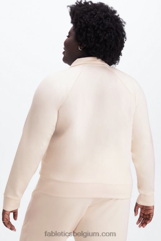 haver vrouwen pluche interlock jack met volledige ritssluiting Fabletics LH20J2809