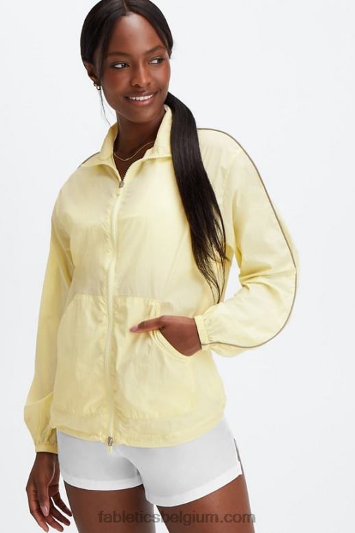 licht peer/helder wit vrouwen oversized vlieggewicht windjack Fabletics LH20J2747