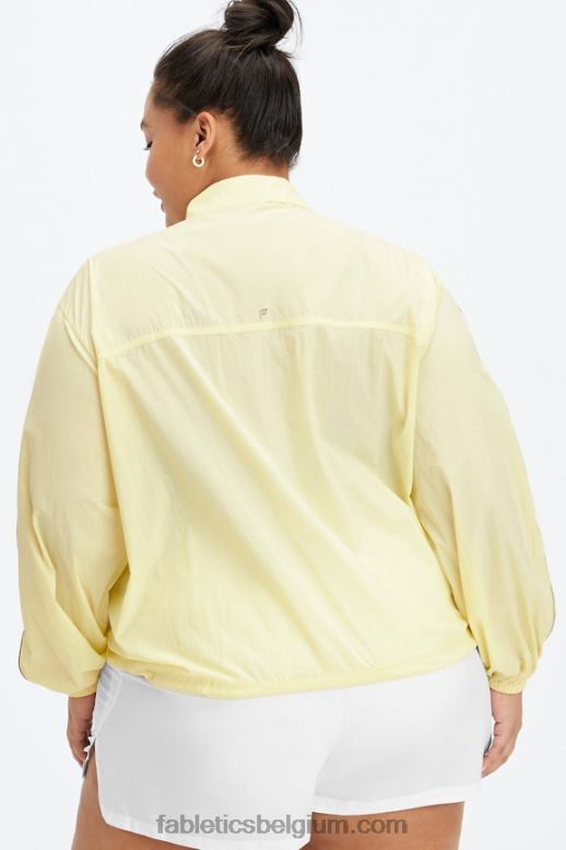 licht peer/helder wit vrouwen oversized vlieggewicht windjack Fabletics LH20J2748