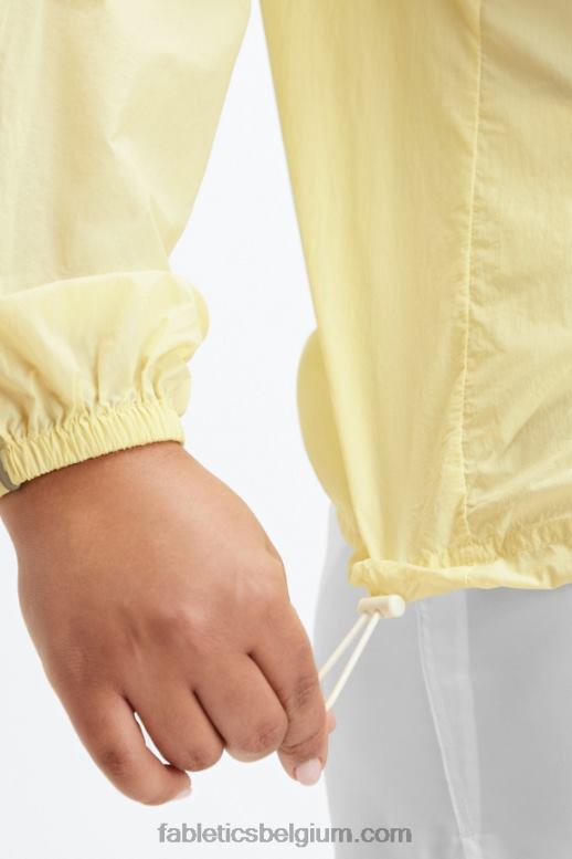 licht peer/helder wit vrouwen oversized vlieggewicht windjack Fabletics LH20J2748
