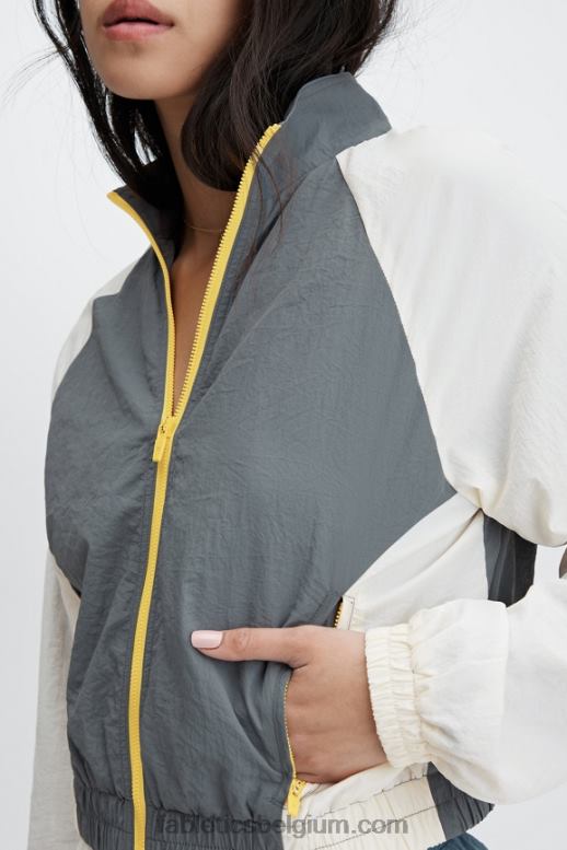 onweerswolk multi vrouwen alayia trainingsjack met kleurvlakken Fabletics LH20J2811