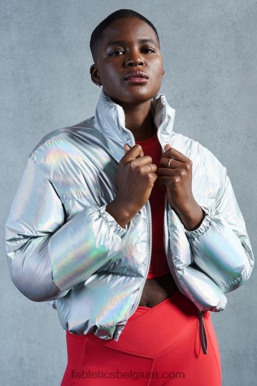 prismatisch vrouwen dwaal holografische bijgesneden kogelvis Fabletics LH20J2772