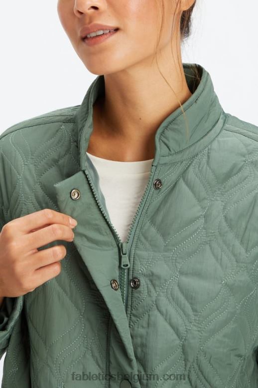 rook groen vrouwen gewatteerd loftjack Fabletics LH20J2791