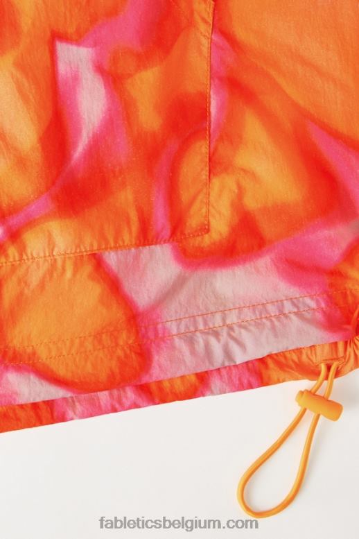 roze escape large zomergekte/reflecterend zilver vrouwen oversized vlieggewicht windjack Fabletics LH20J2734