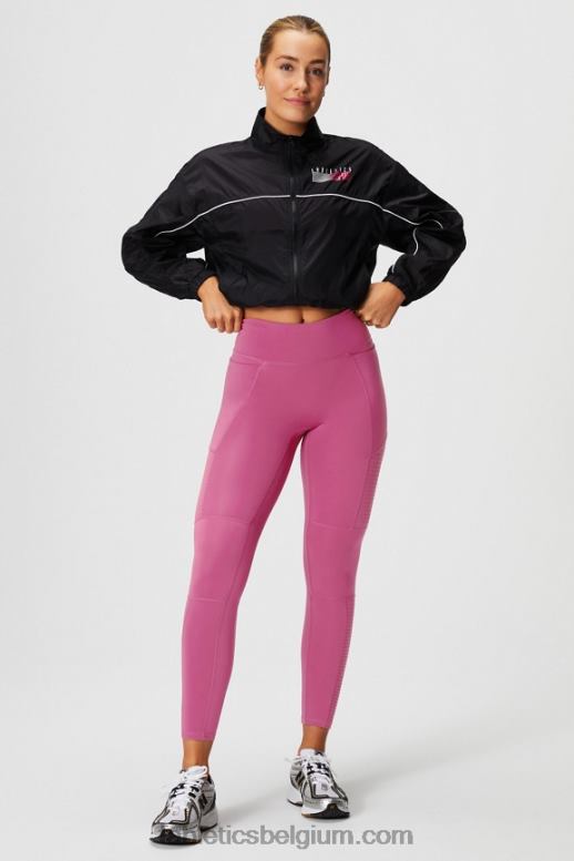 zwart/ombre sport vrouwen payton geweven jas Fabletics LH20J2758