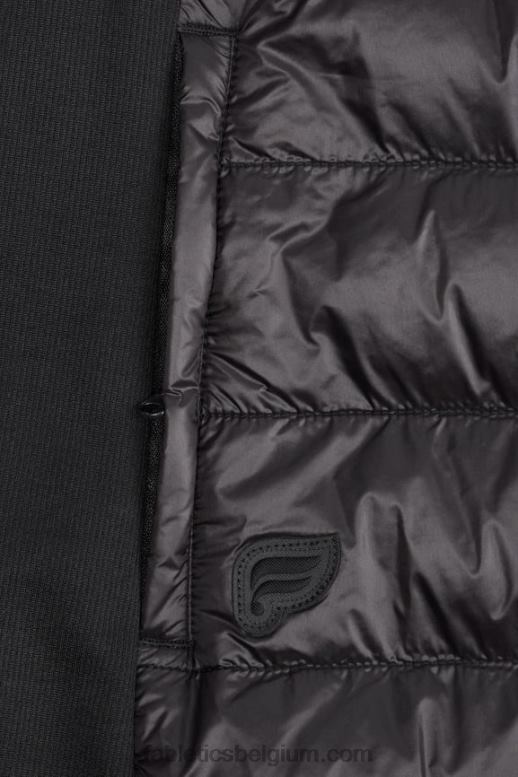 zwart/tin gemarmerde zebra vrouwen elliot puffervest Fabletics LH20J2796