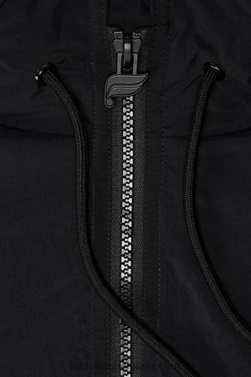 zwart vrouwen nylon trainingsjack Fabletics LH20J2750