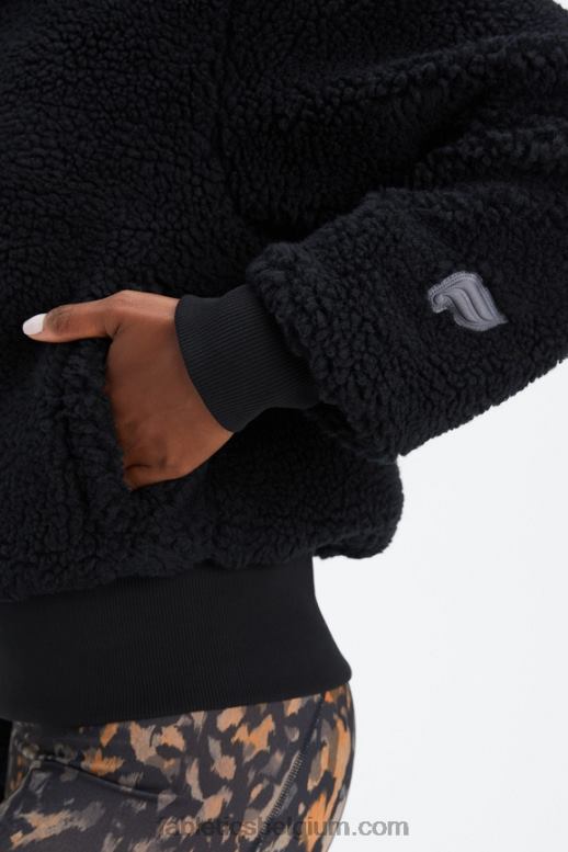 zwart vrouwen top teddy jack Fabletics LH20J2789