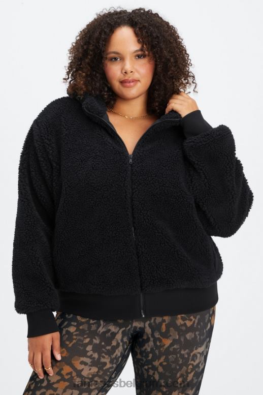 zwart vrouwen top teddy jack Fabletics LH20J2790