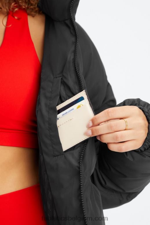 zwarte logovoering vrouwen dwalen bijgesneden kogelvis Fabletics LH20J2776