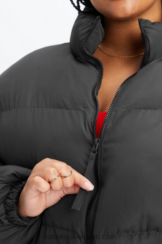 zwarte logovoering vrouwen dwalen bijgesneden kogelvis Fabletics LH20J2777