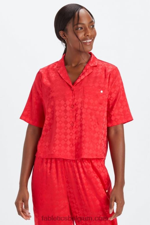 Hartenkoningin vrouwen slaapknop ingedrukt Fabletics LH20J1987