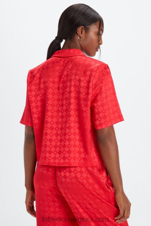 Hartenkoningin vrouwen slaapknop ingedrukt Fabletics LH20J1987