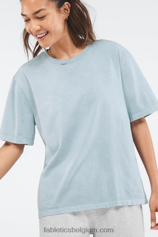 echt indigolicht vrouwen vriendje tee Fabletics LH20J2085