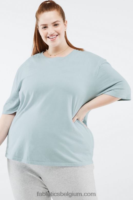echt indigolicht vrouwen vriendje tee Fabletics LH20J2086