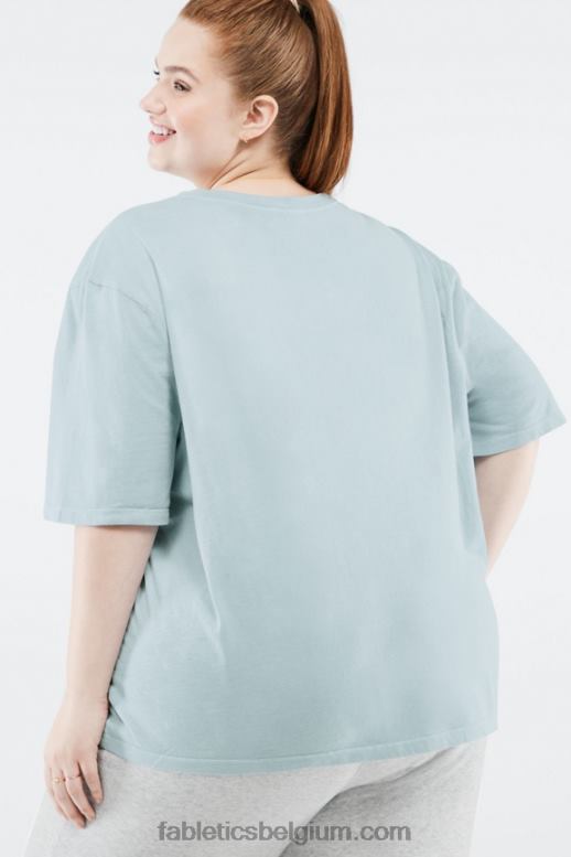 echt indigolicht vrouwen vriendje tee Fabletics LH20J2086