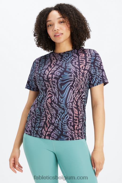 geest smelt vrouwen dry-flex T-shirt Fabletics LH20J2009