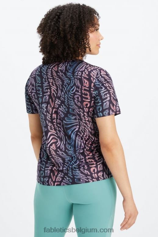 geest smelt vrouwen dry-flex T-shirt Fabletics LH20J2009