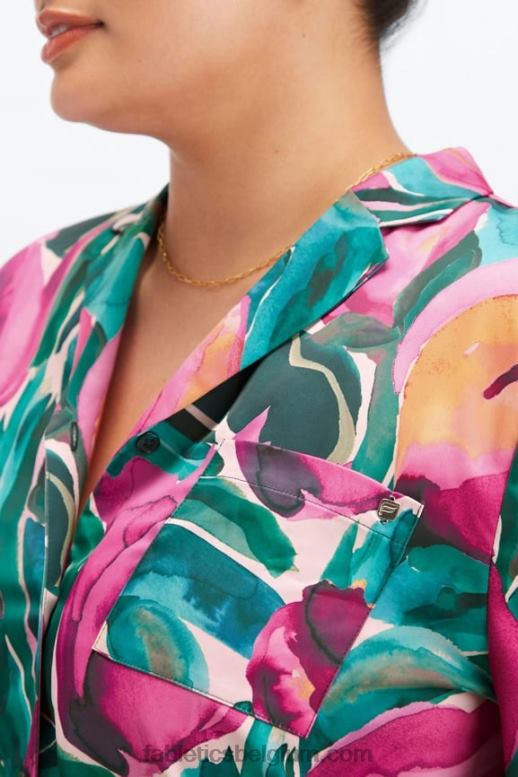 geschilderde tulpen vrouwen slaapknop ingedrukt Fabletics LH20J2034
