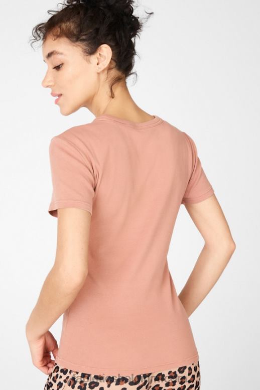 gesneden boom vrouwen tinsley T-shirt met korte mouwen Fabletics LH20J2065