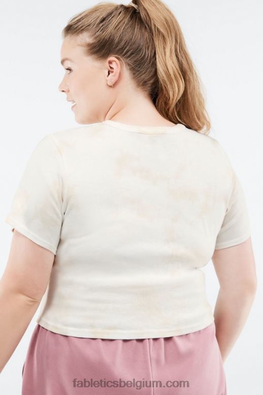 haver tie-dye vrouwen cora slank T-shirt Fabletics LH20J2071