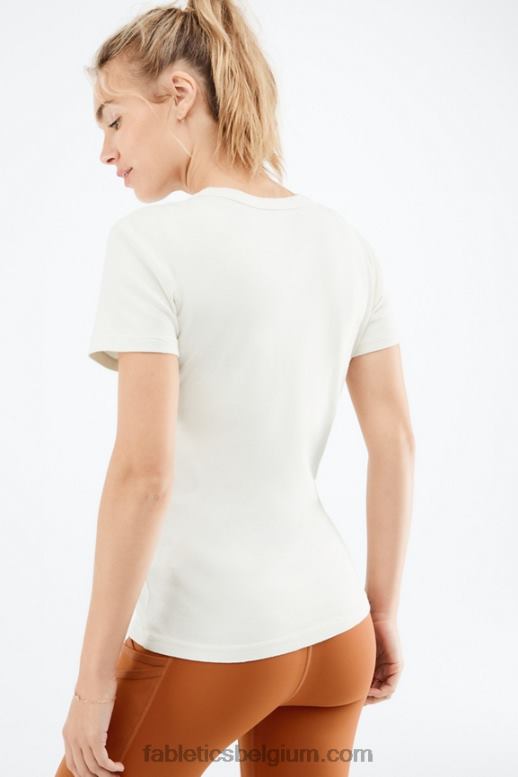 linnen vrouwen tinsley T-shirt met korte mouwen Fabletics LH20J2068