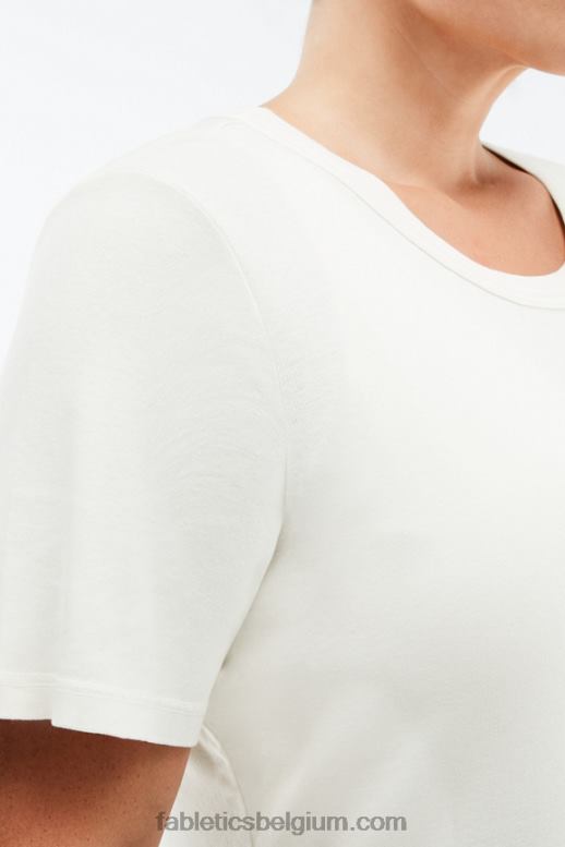 linnen vrouwen tinsley T-shirt met korte mouwen Fabletics LH20J2069