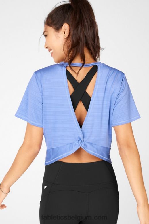 riviera vrouwen milieubewust gedraaid T-shirt met korte mouwen Fabletics LH20J2096