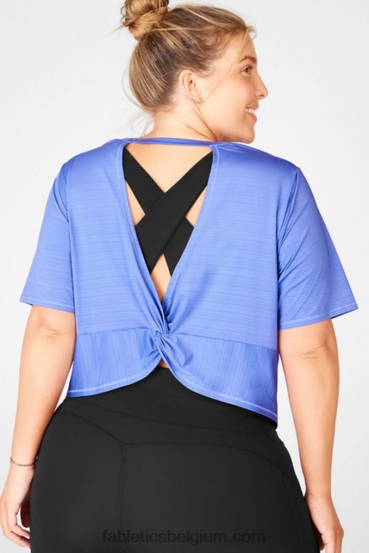 riviera vrouwen milieubewust gedraaid T-shirt met korte mouwen Fabletics LH20J2097