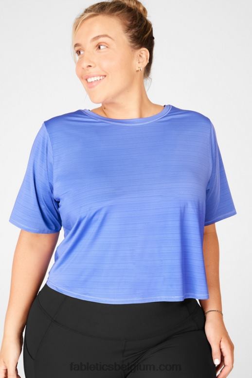 riviera vrouwen milieubewust gedraaid T-shirt met korte mouwen Fabletics LH20J2097