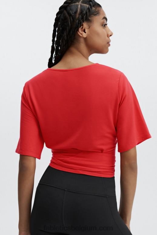 vuur vrouwen Laila wikkeltop Fabletics LH20J2023