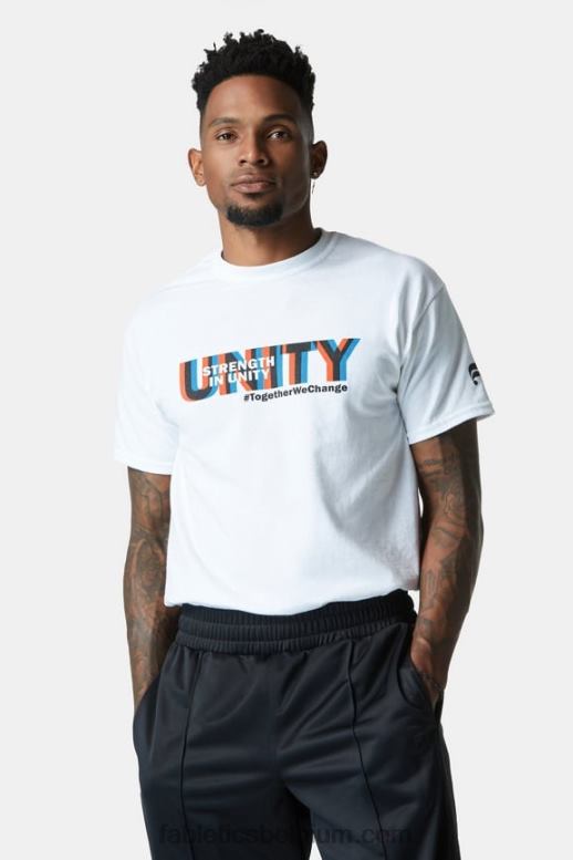 wit/eenheid vrouwen kracht in eenheid tee Fabletics LH20J2078