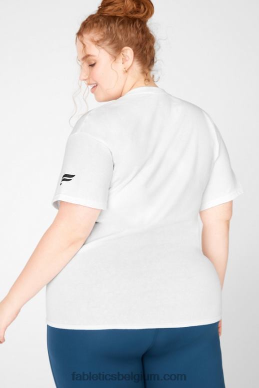 wit/eenheid vrouwen kracht in eenheid tee Fabletics LH20J2079