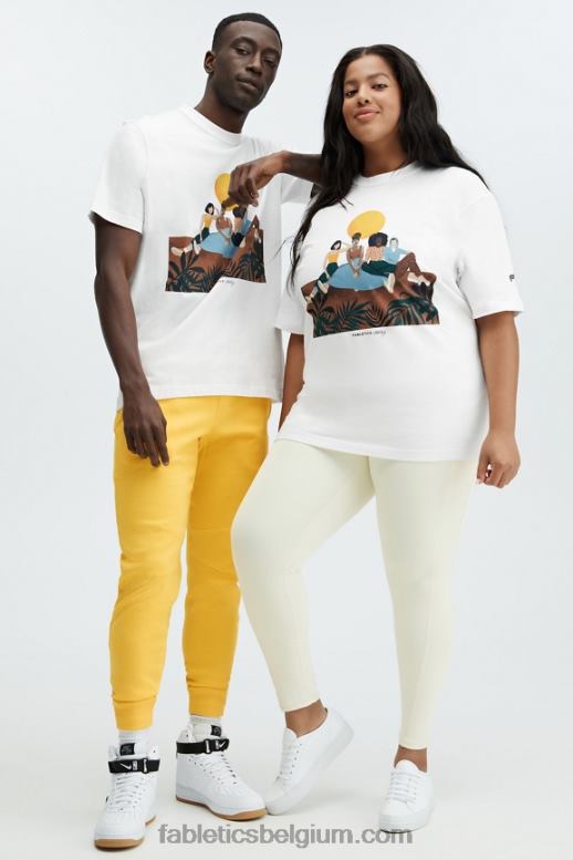wolken danser vrouwen harmonie unisex T-shirt Fabletics LH20J2076