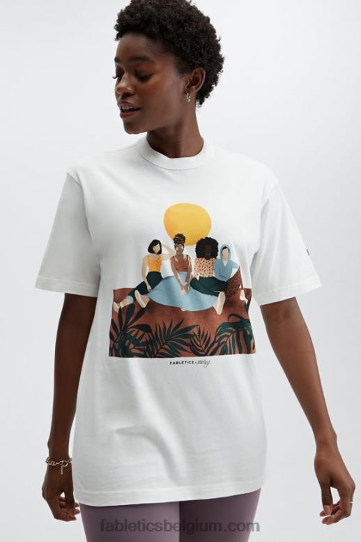 wolken danser vrouwen harmonie unisex T-shirt Fabletics LH20J2076