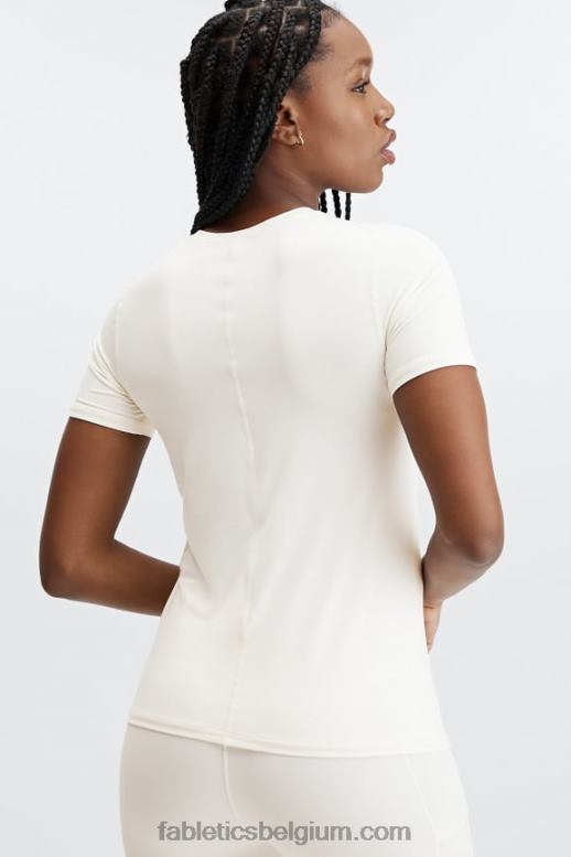 zilverreiger vrouwen phoenix lite top met korte mouwen Fabletics LH20J1984