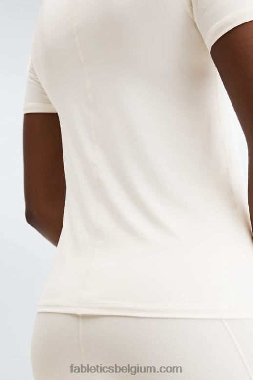 zilverreiger vrouwen phoenix lite top met korte mouwen Fabletics LH20J1984