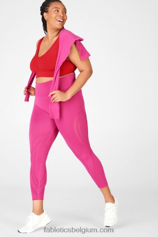 Very berry vrouwen corey sculptgebreide top met lange mouwen Fabletics LH20J2699