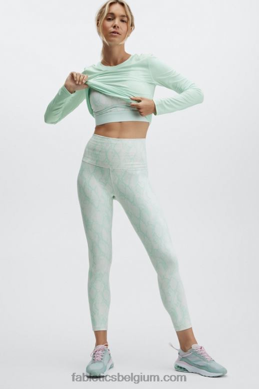 ijsblokje vrouwen phoenix lite top met lange mouwen Fabletics LH20J2619