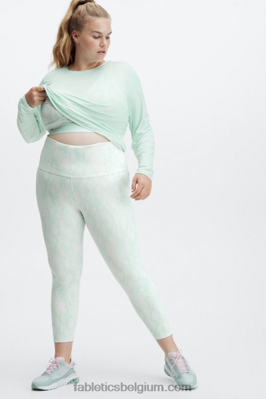 ijsblokje vrouwen phoenix lite top met lange mouwen Fabletics LH20J2620